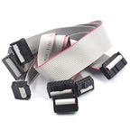 2PCS 2.54MM pitch FC-6/8/10/14/16/20/40/50 PIN 30CM JTAG ISP DOWNLOAD CABLE Gray Flat Ribbon Data Cable FOR DC3 IDC BOX HEADER