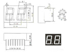 0.56inch LED display 7 Segment 1 Bit/2 Bit/3 Bit/4 Bit Digit Tube Red Common Cathode / Anode Digital 0.56 inch led 7segment