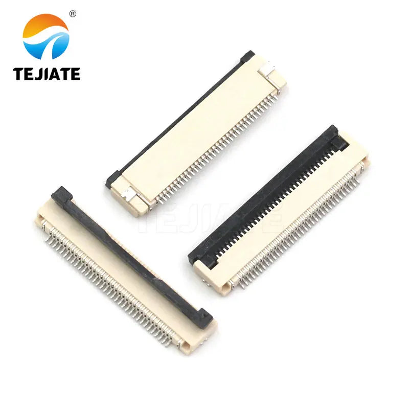 10PCS FFC/FPC Connector Flat Cable Socket 0.5MM Adapter 24/26/28/30/32/34/40/45/50/54/60P Down Flip Type Plug Kit