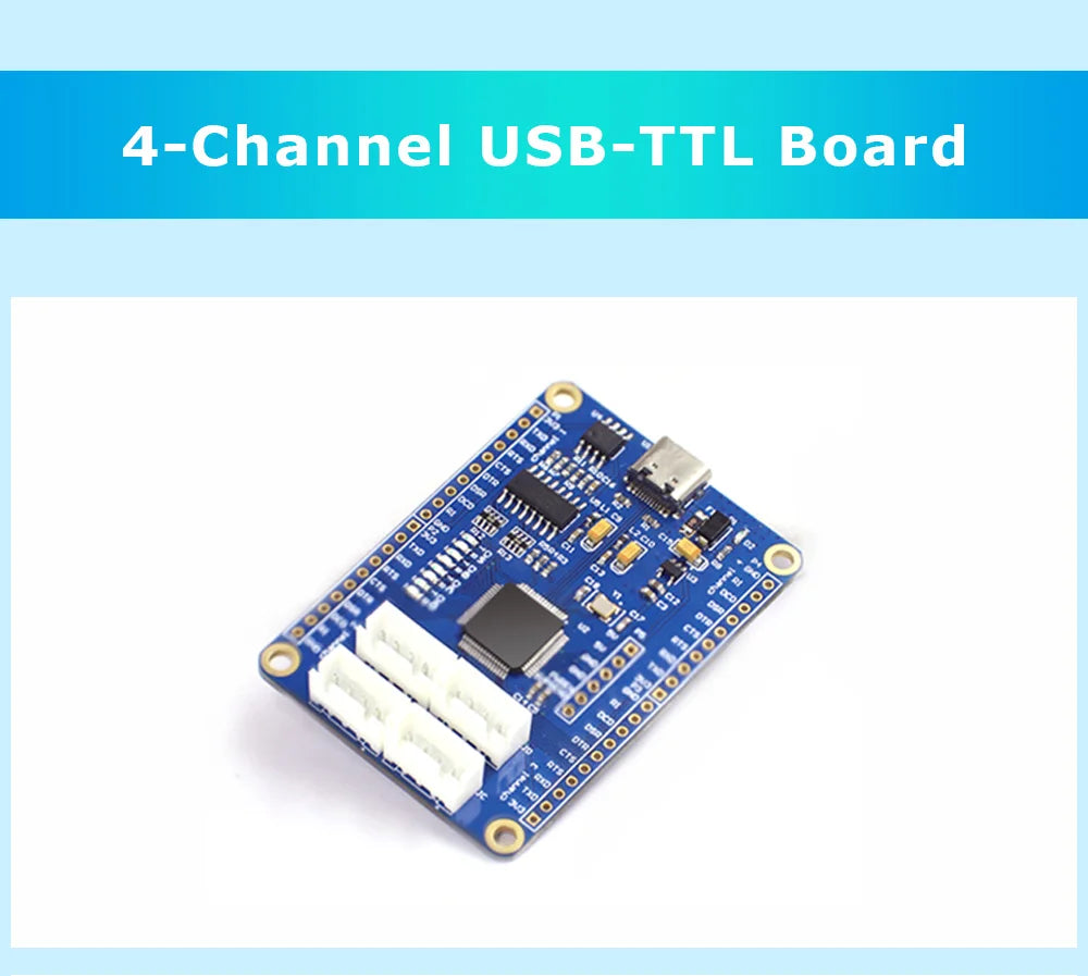 WitMotion USB-UART 6-In-1 Converter, Multifunctional USB-TTL/RS485/232, TTL-RS232/485,232-485)Serial Adapter, CH340/ CP2102 Chip