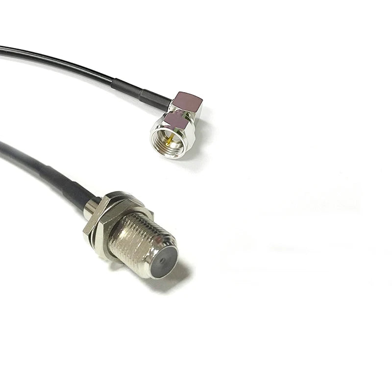 RG174 Cable IEC PAL DVB-T to SMA / F TV Male Plug & Female Jack RF Jumper Pigtail Adapter 20cm