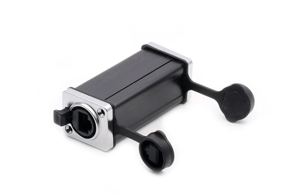1pc New Arrival Waterproof Network Connector RJ45 Ethernet Connector Female Panel Mount Sockets IP65 Level