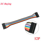 Dupont Line 20cm 2.54mm Female to Female 2P/3P/4P/5P/6P/7P/8P/9P/10P/12P/20P Color Breadboard Cable Jump Wire Jumper For Arduino