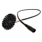 Invisible 940nm No Red Exposure at Night 48pcs IR Light Infrared Illuminator Board For CCTV Camera Night Vision + Power Cable