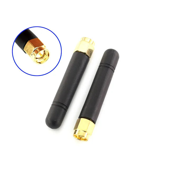 2PCS 868MHz 915MHz Antenna 3dbi SMA Male Connector GSM, GPRS Antena Outdoor Signal Repeater Antenne Waterproof  Glue Rod Antenna