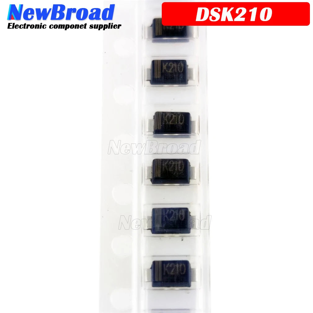 10PCS Schottky Diode K210 DSK210 DS210W SK210WA SOD-123 1206 2A 100V