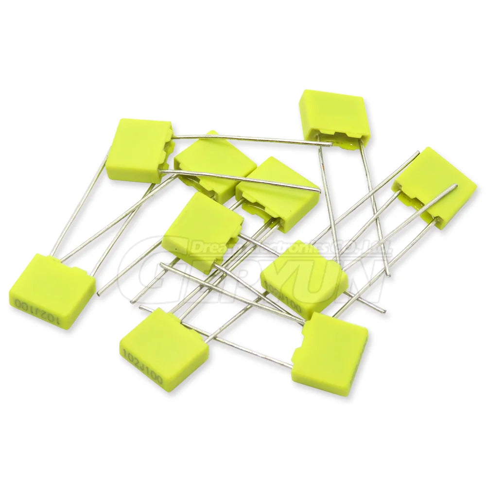 20pcs Correction capacitor Polypropylene Safety Plastic Film 100V 1nF ~ 470nF 100nf 220nf 10nf 47nf 22nf 1nf 0.47uf 0.1uf