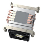 COOLSERVER R63 4 Heatpipe 2U Server CPU Cooler Workstation Computer Cooling Fan for Intel LGA2011 1700 115X AMD AM4