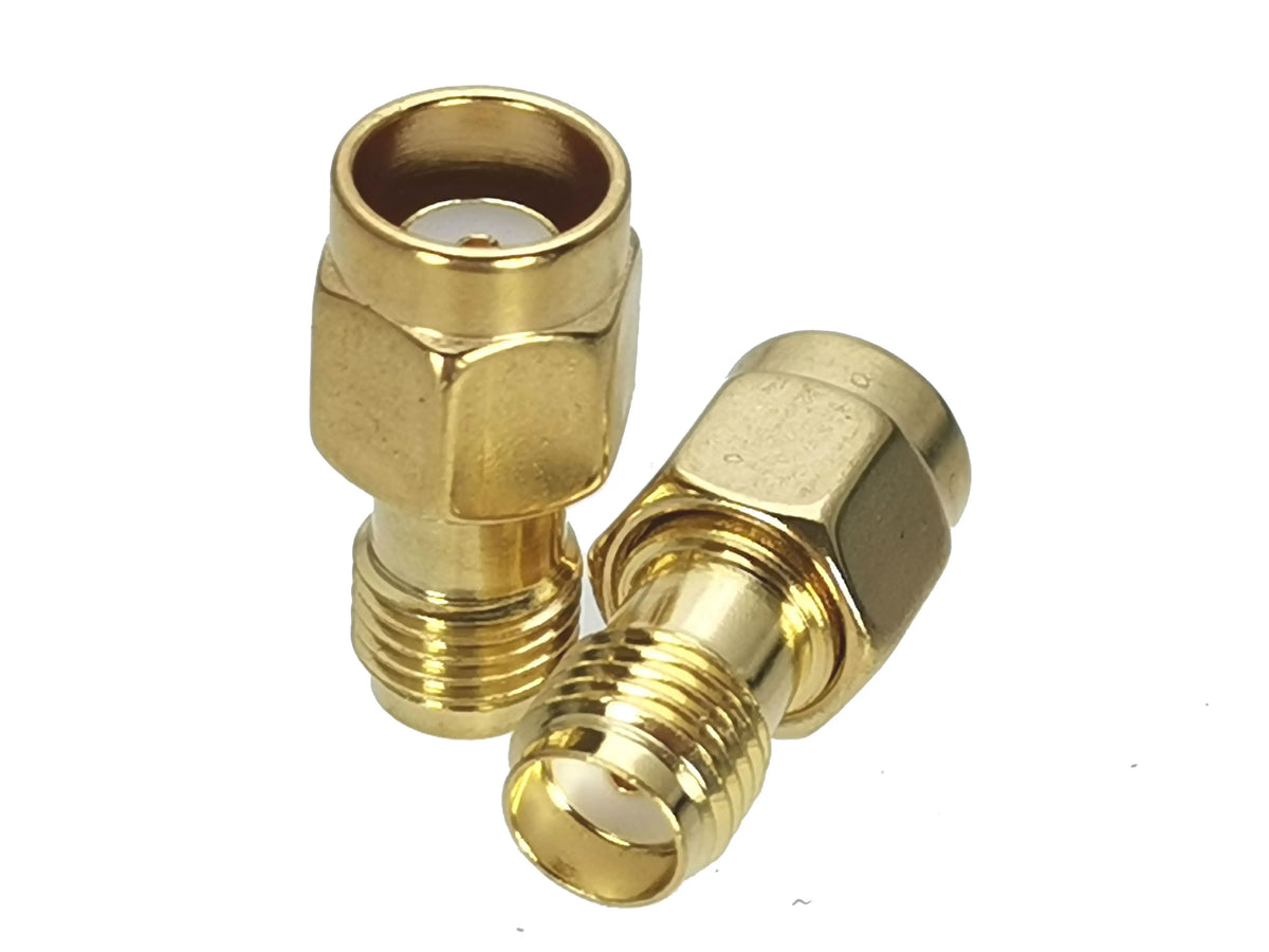 1Pcs RP-SMA RPSMA to SMA / RP-SMA Male plug & Female jack RF Coaxial Adapter connector Test Converter