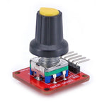 OPEN-SMART EC11 Rotary Encoder Module 360 Degree Incremental Pulse Potentiometer Volume Control Knob with Button for Arduino