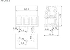10PCS KF128-2P KF128-3P 3.81 5.0 7.5MM PCB Screw Terminal Block Splice Terminal KF120-2.54 DG308 MG128 Stlxy