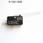 1/5PCS SPDT Momentary Travel Limit Micro Switch 16A 250VAC 1NO1NC 3pin Lever Roller V-151 V-152 V-153 V-154 V-155 Microswitch