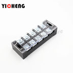1 Pcs screw connection cable terminal, terminal block, high current, insulated fixed power wire connector,  600V 45A