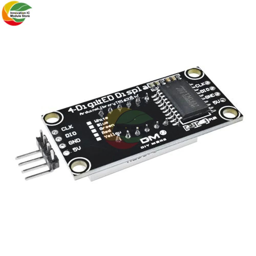 TM1637 Clock Module 4-digit LED 0.36" 0.56" Display Tube 7-segment LED Display Clock Dual Dot Module 0.36" 0.56 Inch Arduino