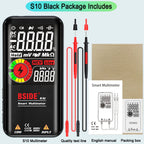 BSIDE Profesional Digital Multimeter Smart 9999 EMF Multitester DC AC Voltage Capacitor Ohm Diode Live Electric Tester USB charg