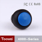 Latching Self-Locking IP67 Waterproof 12mm Electrical Metal Button Switch 12mm