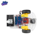 Ultrasonic obstacle avoidance L298N motor drive 2WD smart robot car Chassis kit Ultrasonic Module for Arduino R3 DIY kit