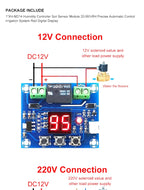 Capacitive Soil Moisture Sensor Module / Soil Humidity Digital Display Relay Control Module Automatic Watering For Arduino