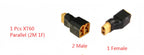 1PCS Deans T Plug  EC3 EC5 XT60 XT90 Parallel Serial Adapter Lipo Battery Converter Connector Plug DIY RC Model accessories