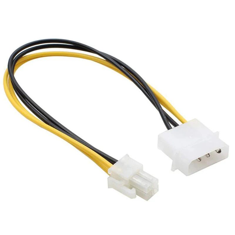 CPU 4 pin Molex 4pin to EPS 8pin Power Adapter,ATX P4 Molex 4 pin to 8 pin Power Extension Cable,ATX 12V 4-pin PSU Motherboard