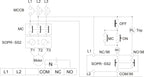 Samwha-Dsp SOPR-SS2-220 Electronic Overload Relay Motor Protector Thermal Overload Relay(Un:90~260VAC)