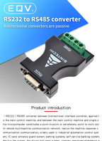 RS-232 RS232 to RS-485 RS485 Interface Serial Adapter Converter NEW