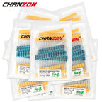 50Pcs 36 Values 1W 1% 0.1ohm - 1M ohm Metal Film Resistors 1Watt High Precision MF Fixed 470 1K 2.2K 4.7K 10K 100K 220K 4R7 2K2