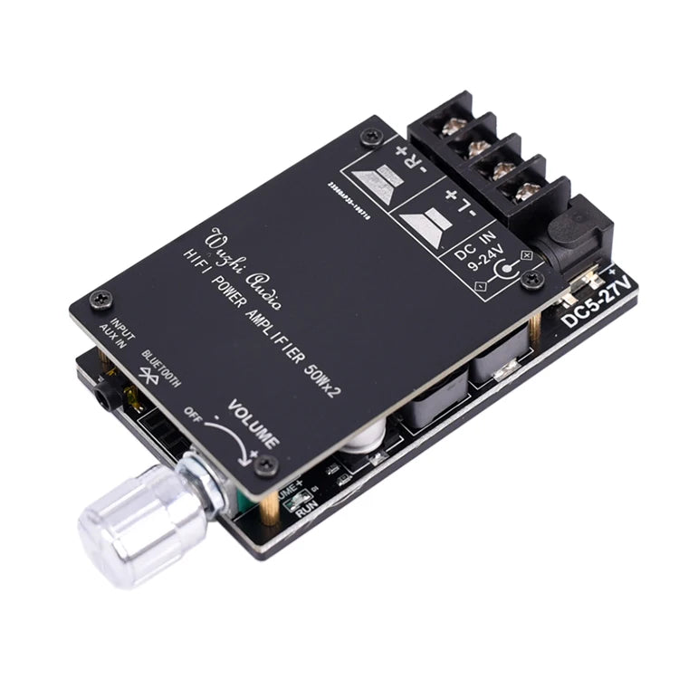 2*100W Bluetooth 5.0 TPA3116D2 Audio Power Amplifier Stereo HiFi Class D Digital TPA3116 Home Theater AUX Mini Music AMP