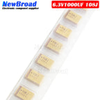 5PCS SMD Tantalum Capacitor 6.3V1000UF 108J 1000U 6V E7343 E-type 2927 6.3V 1000UF Yellow Black