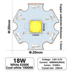 LED 3535 5050 1-3W 5-6W 10W 18W LED Light Emitter Diode For LED Flashlight Lamp Bead White 6500K 10000K
