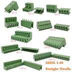 10/5 Pairs Pitch 5.08mm Terminal Block Connector 2EDG 5.08mm 2-12 Pin Pcb Screw Connector Terminal Block 2EDG Socket PCB	Screw
