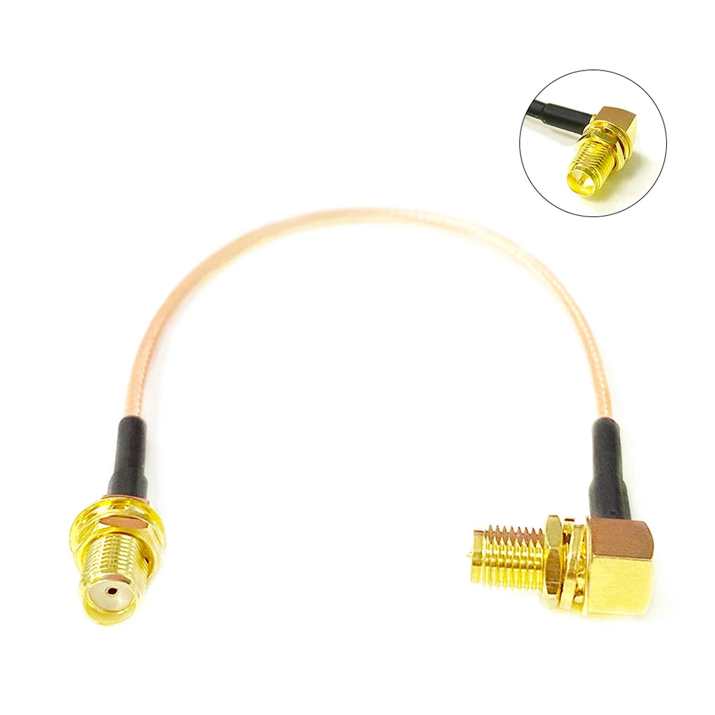 SMA Female Jack Nut To SMA N TNC BNC UHF MCX MMCX TS9 CRC9 Straight Pigtail Cable RG316 For WIFI Wireless 3G 4G Modem NEW