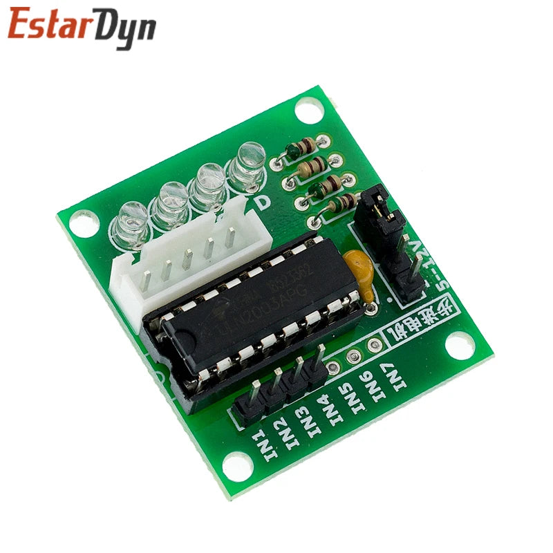 5V 4-Phase 28BYJ-48 DC Gear Step Stepper Motor ULN2003 Driver Board ULN2003 PIC MCU DIY