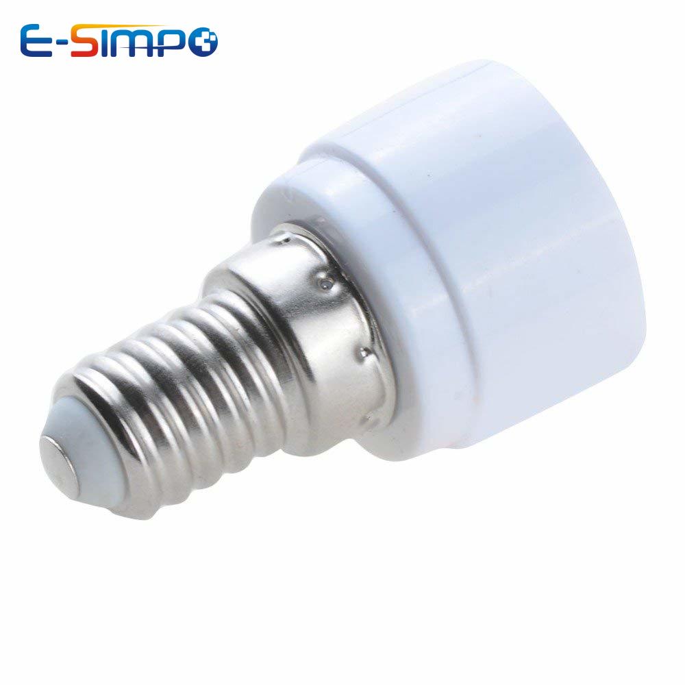 4pcs E14 to MR16 Gu5.3 G4 Gu4 Lamp Base Holder Socket Adapter,Euro Standard Candelabra base E14 to MR16 G4 Spotlight Converter