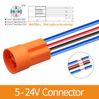 LANBOO 12E 7A High Current 4 Pin Switch Waterproof IP65 Latching or Momentary Micro Metal Push Button Switch with LED 24V220V