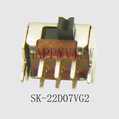 20PCS Mini Slide Switch On-OFF Micro Toggle Switch 1P2T H=1.5/2/4MM Miniature Horizontal Slide Switch SMD/DIP