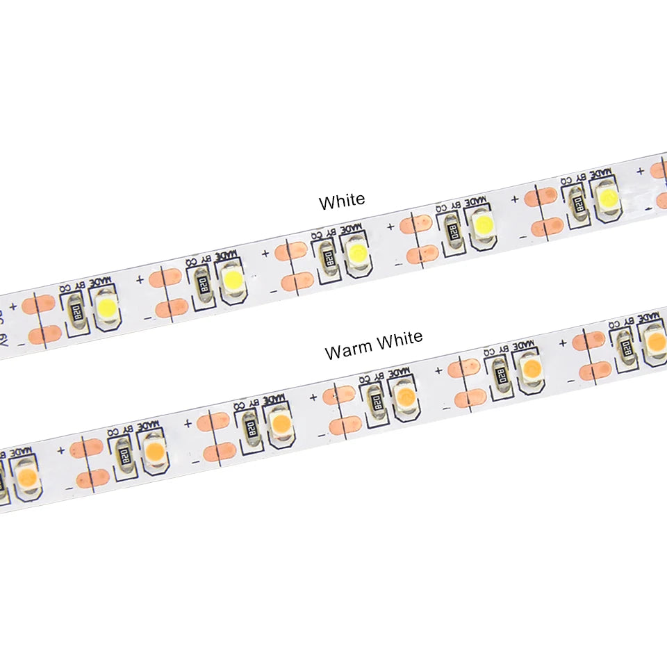 5V USB Led Strip Light SMD 2835 1M 2M 3M 4M 5M White/Warm White  Flexible Lighting Ribbon TV Background Tape Home Decor Lamp