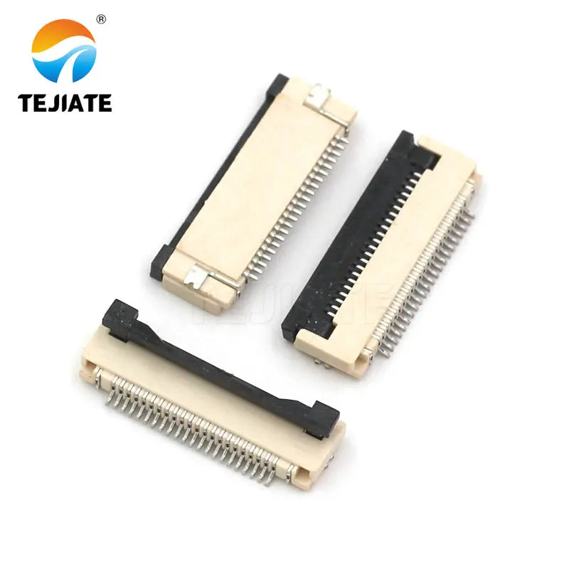10PCS FFC/FPC Connector Flat Cable Socket 0.5MM Adapter 4/5/6/8/9/10/12/14/16/18/20/22P Down Flip Type Plug Kit
