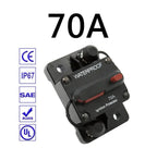 Brand 30A 40A 50A 60A 70A 80A 100A 120A 150A 200A 250A 300A AMP Circuit Breaker Fuse Reset 12-48V DC Car Boat Auto Waterproof