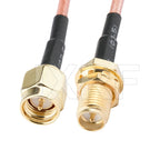 Factory Sales RF Coaxial Cable SMA to SMA Connector SMA Male to RP-SMA Male Jack RG316 Pigtail Cable 15cm