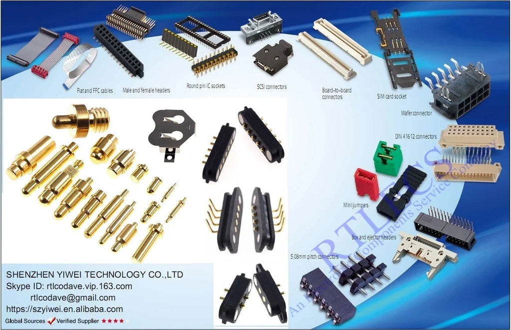 5/50 Pcs 2.54MM Pitch SMD DIP IC Socket Contact Clip Surface Mount Machined Receptacle 4 6 8 10 12 14 16 18 20 24 Pin Row 7.62mm