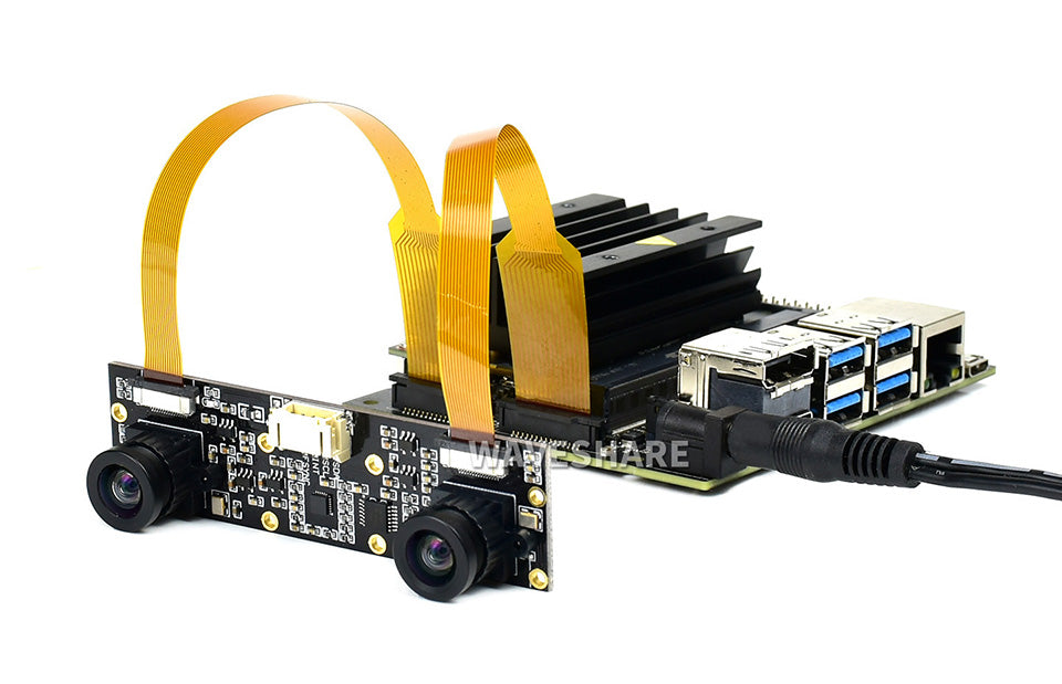 Jetson Nano Camera 8MP IMX219 Binocular Camera Stereo Vision Depth Vision Stereo Camera for Raspberry Pi 5 CM4 Orin