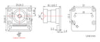 Waveshare IMX290 2MP Camera (A),IMX290 Sensor Chip, Better Sensitivity In Low-Light Condition, Distortion-Free, Supports Raspber