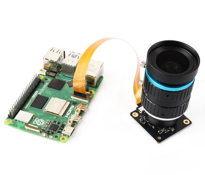 12.3M IMX477 Sensor Camera for Raspberry Pi 5 4 3 CM4/3 Support C/CS-Mount Lens High Quality Camera for Nvidia Jetson Nano Orin