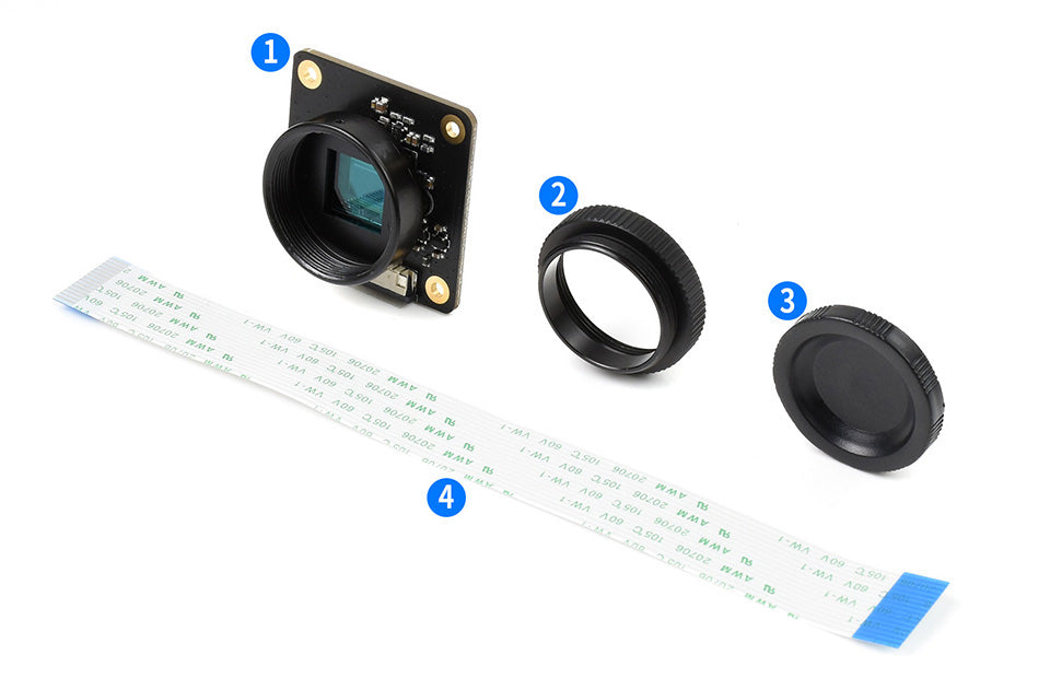 IMX477 12.3MP Camera,High Quality Camera for Raspberry Pi Compute Module / Jetson Nano, IMX477 Sensor, High Sensitivity
