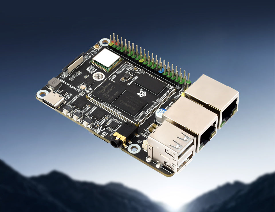 Luckfox Lyra Pi Linux Micro Development Board Core3506 Core Board Integrates Triple-core ARM Cortex-A7 ARM Cortex-M0 Processors