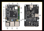 Luckfox Lyra Pi Linux Micro Development Board Core3506 Core Board Integrates Triple-core ARM Cortex-A7 ARM Cortex-M0 Processors