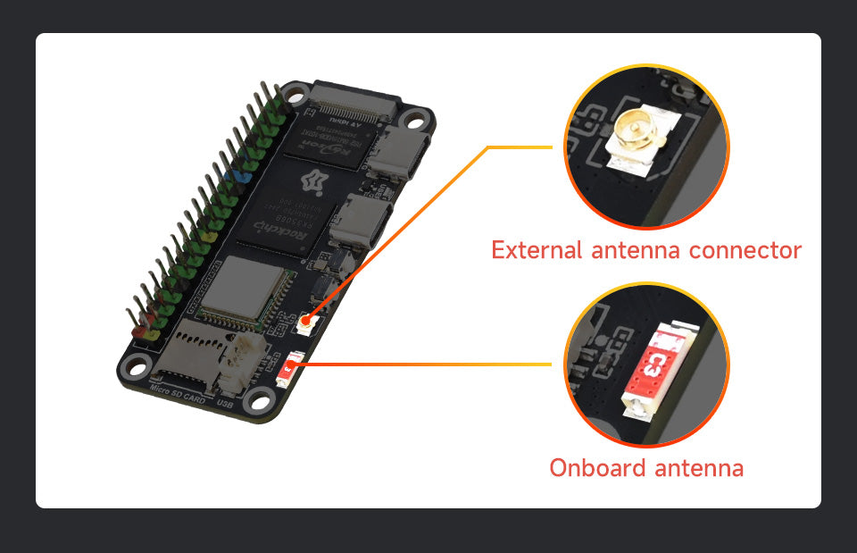 Luckfox Lyra Zero W Micro Linux Development Board RK3506B Chip Triple-core Arm Cortex-A7 And Arm Cortex-M0 Processors