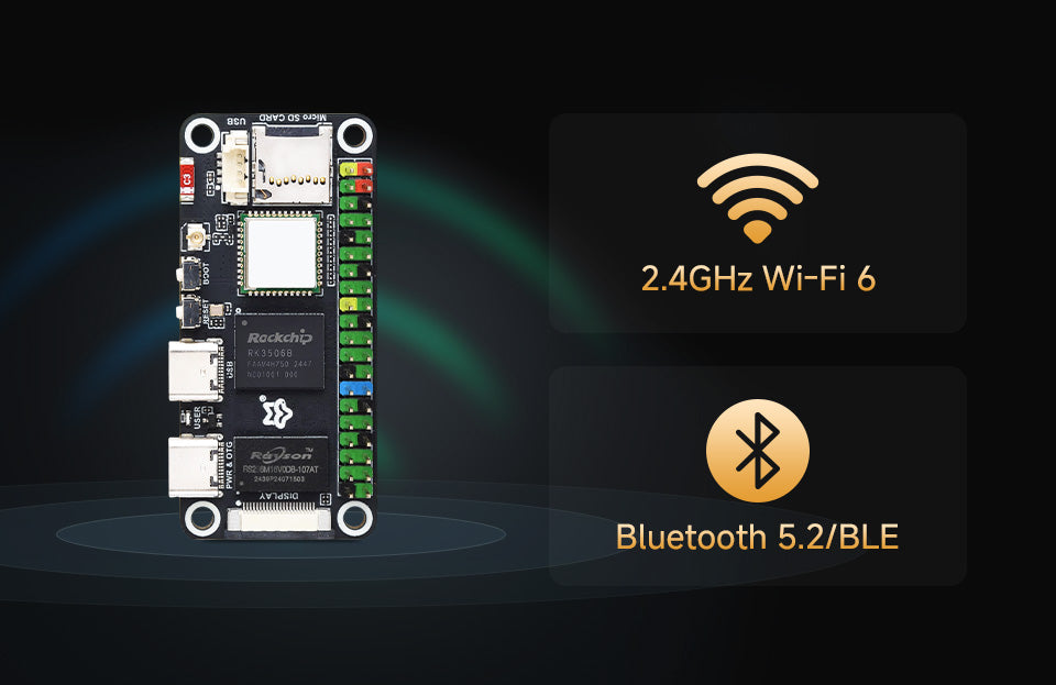 Luckfox Lyra Zero W Micro Linux Development Board RK3506B Chip Triple-core Arm Cortex-A7 And Arm Cortex-M0 Processors