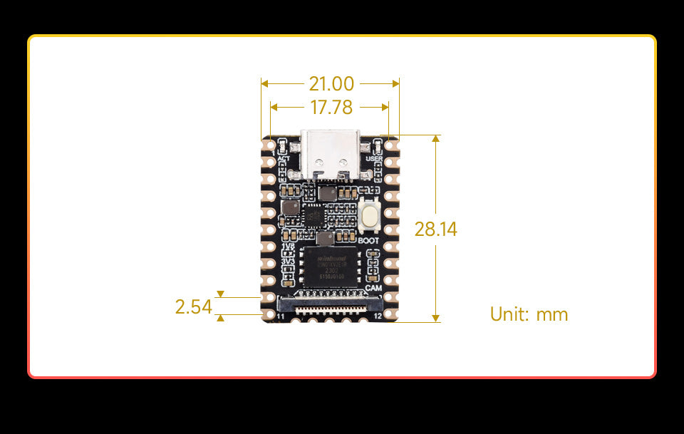 Luckfox Pico Mini RV1103 Linux Micro Development Board, Integrates ARM Cortex-A7/RISC-V MCU/NPU/ISP Processors